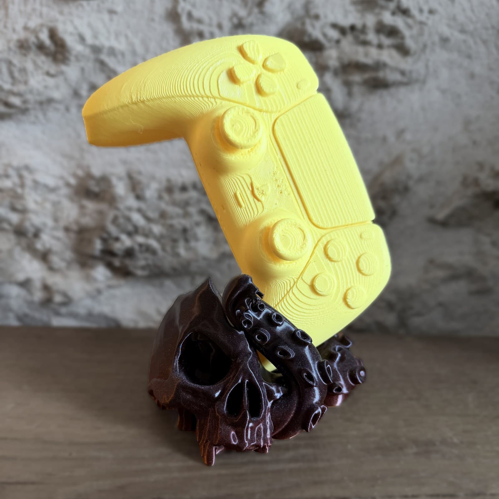 Le crâne qui garde ta manette